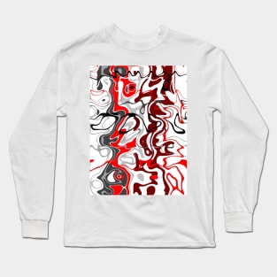 Wandering Abstract Long Sleeve T-Shirt